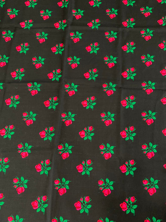 Hallingdal rose apron piece-wool