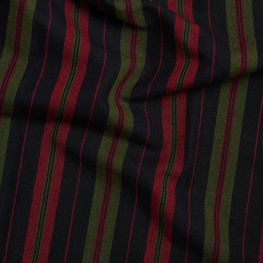 Hanna 63(Husflid 63)-blk/red/grn stripe