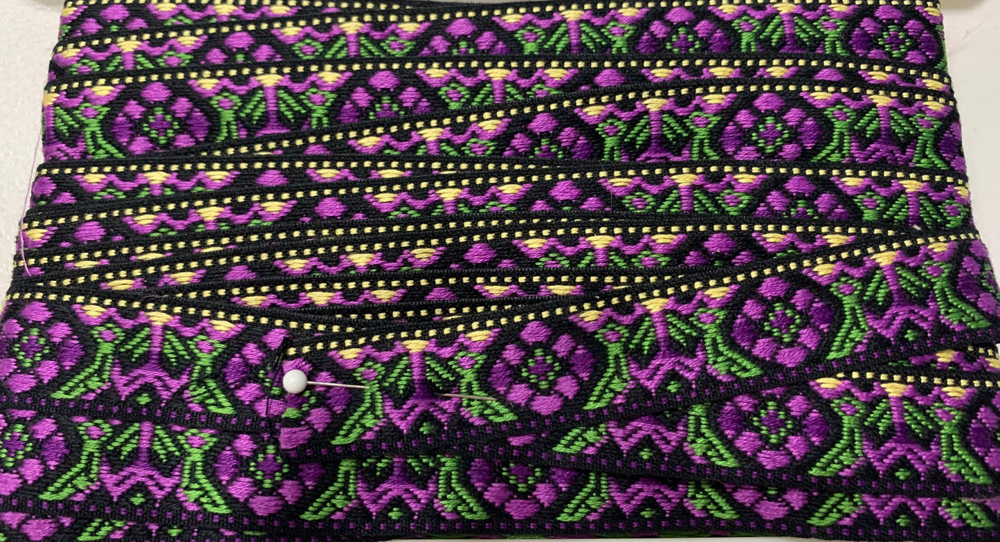 Hardanger #115E-21mm-purple/green