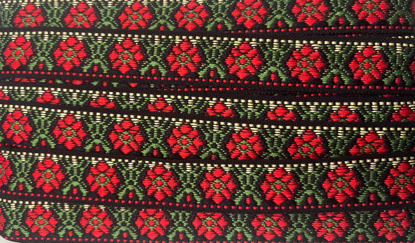 Hardanger #117-21mm-red/green