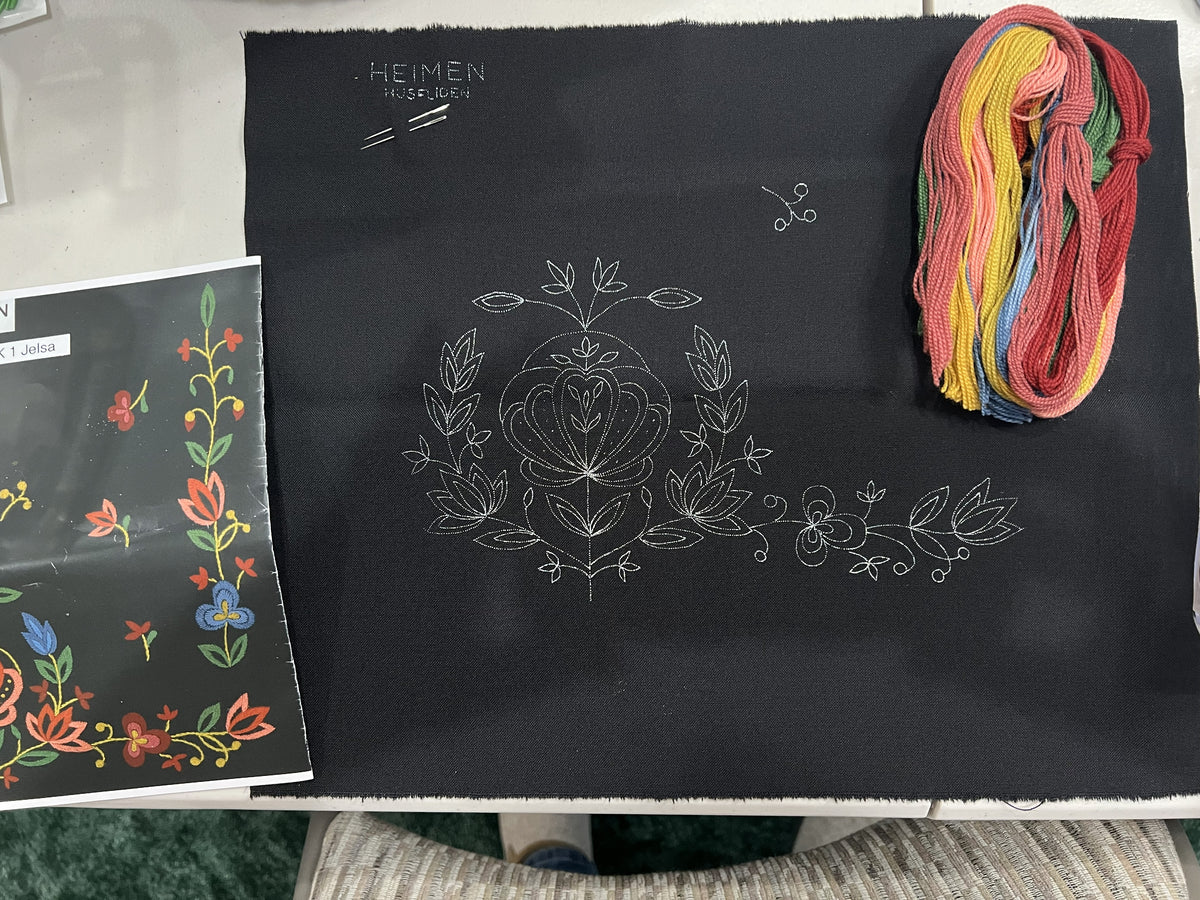 Bunad embroidery practice kit-Rogaland K1 Jelsa Bunad