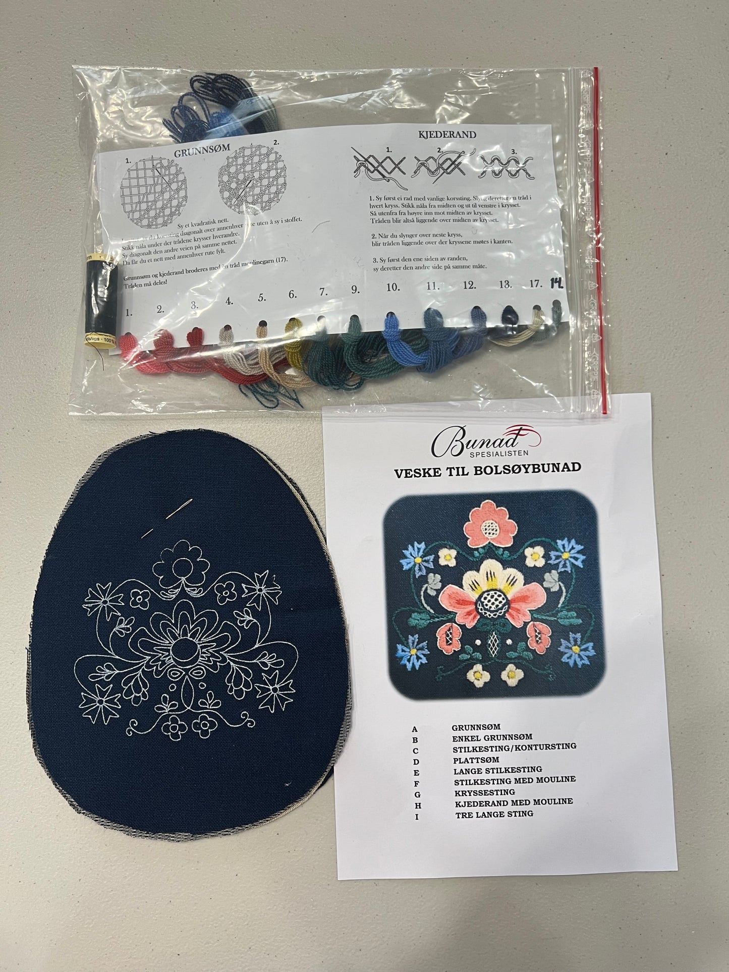 Purse kit-Bolsøy-blue