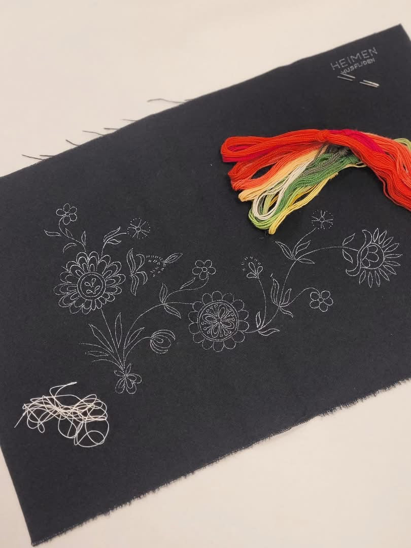 Bunad embroidery practice kit-Bardu-Målselv Bunad