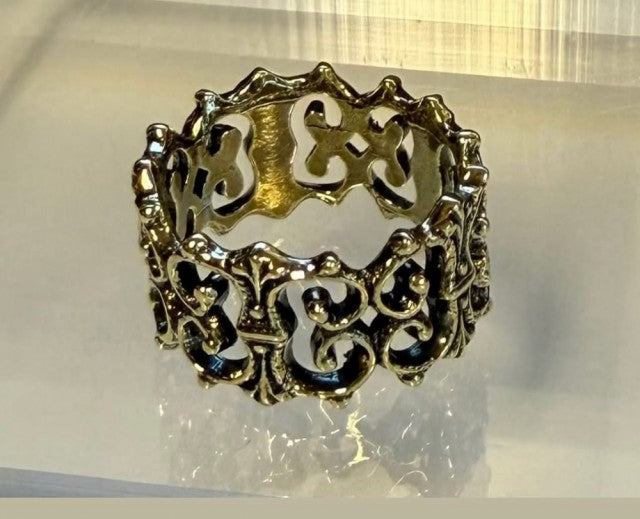 Scarfring-762705-antique gilded silver
