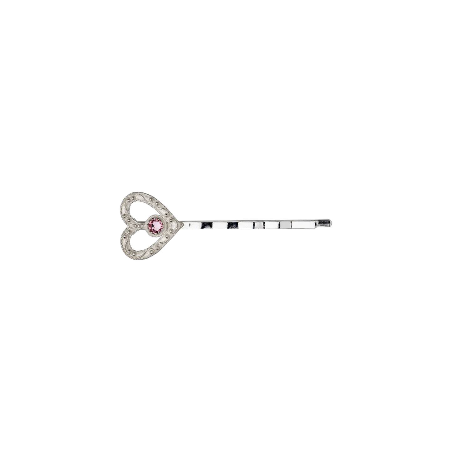 Hair pin 950400 with stone-silver