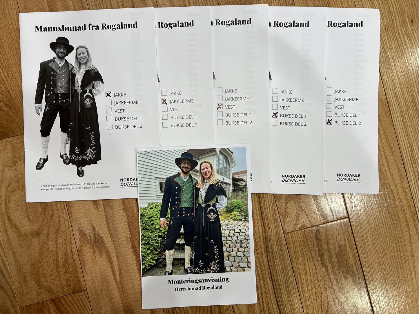 Patterns and instructions for Rogaland Men’s bunad