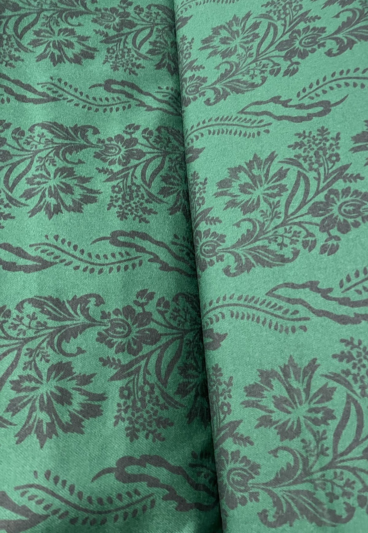Wool fabric-Trekkty skirt piece-100% wool-150 cm wide-green/black
