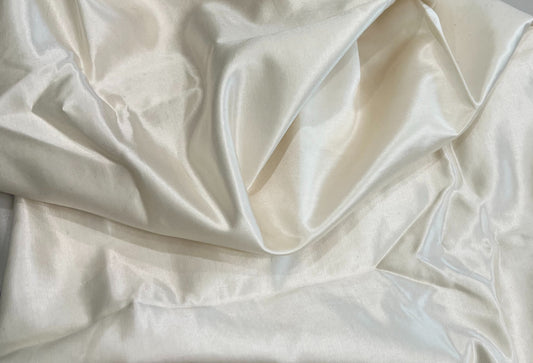 Silk fabric-100% silk-cream white