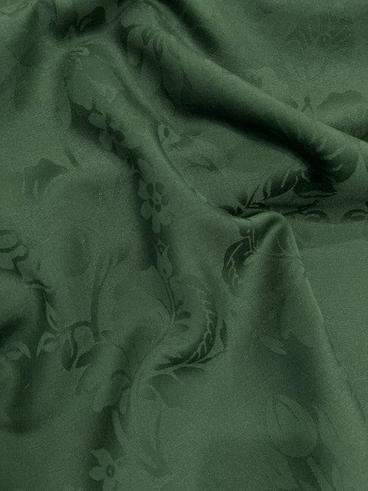 Wool fabric-4210-1700-talls Ulldamask-150 cm wide-450 gr weight-green 8783