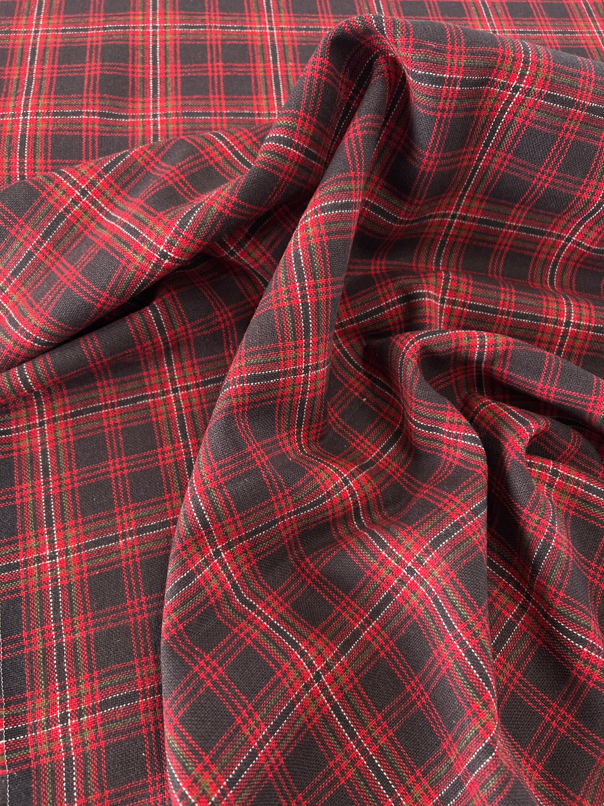 Wool fabric-Valdres-Vang/Kvam-100% wool plaid-150 cm wide