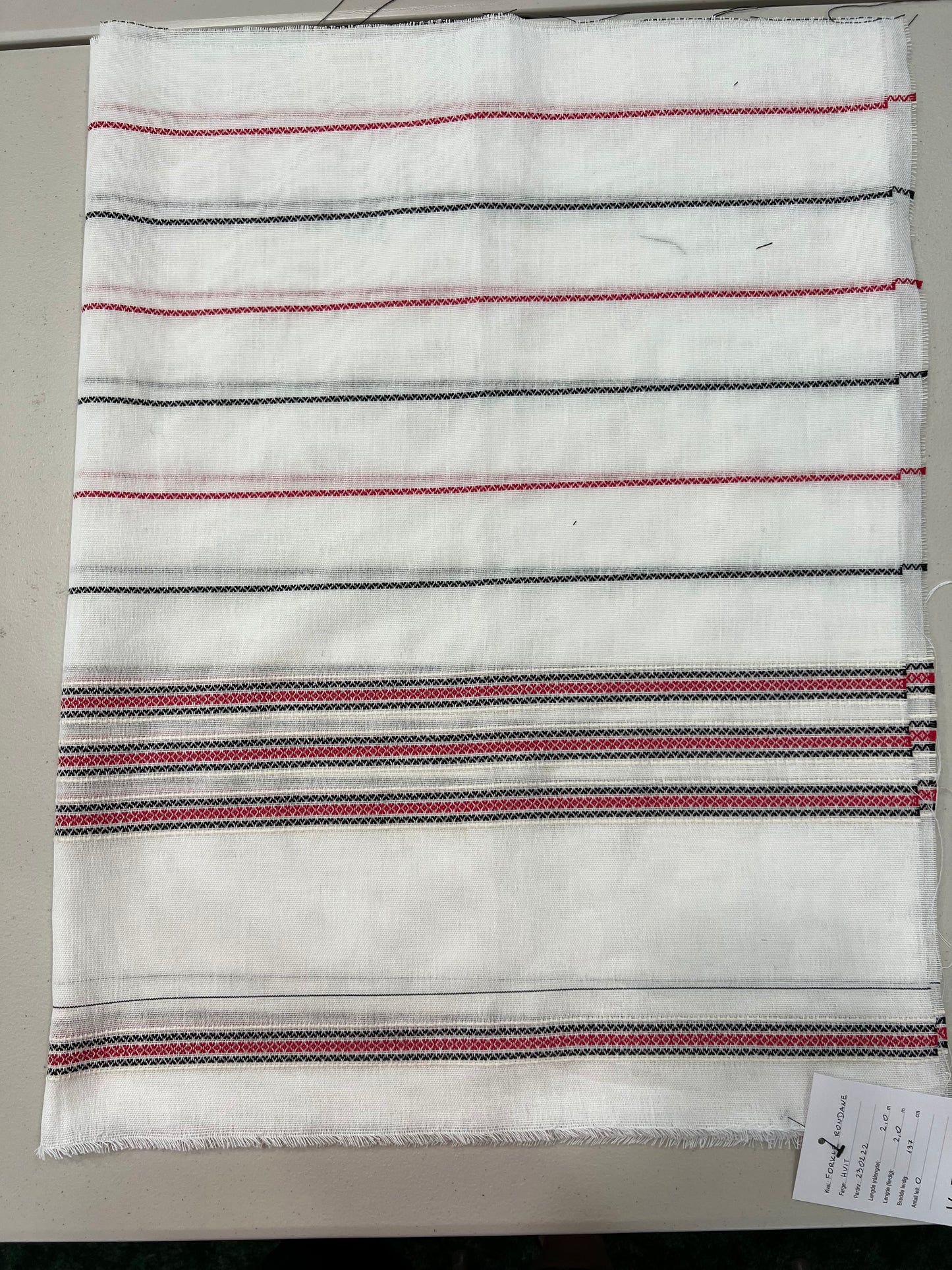 Apron piece-Rondane-cotton-white