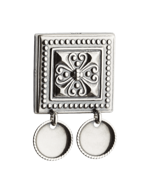 Belt plaque 650101-oxidized silver