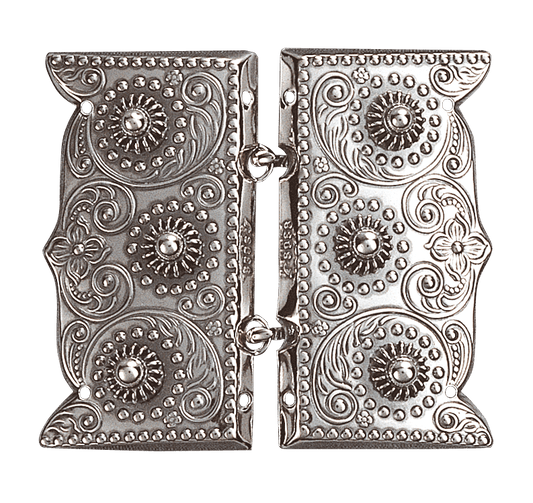 Belt buckle 024106-oxidized silver
