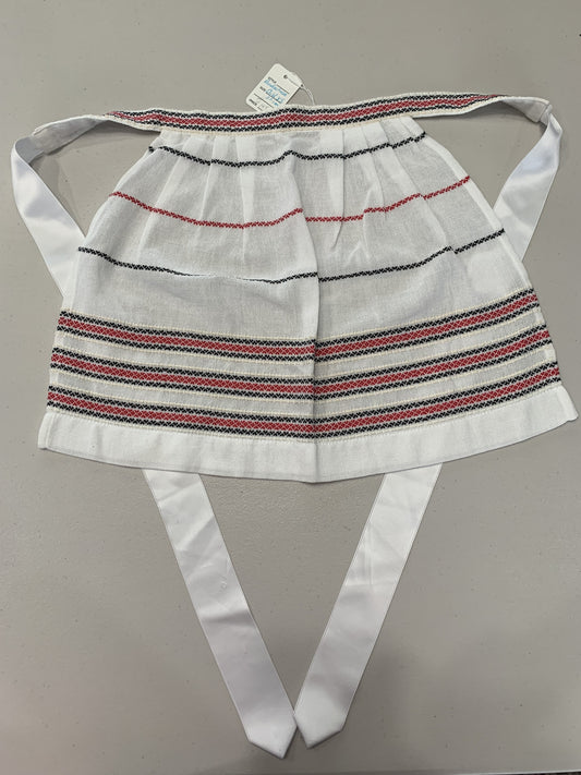 Apron-Rondastakk-cotton-Girl's 3yr-35cm-white