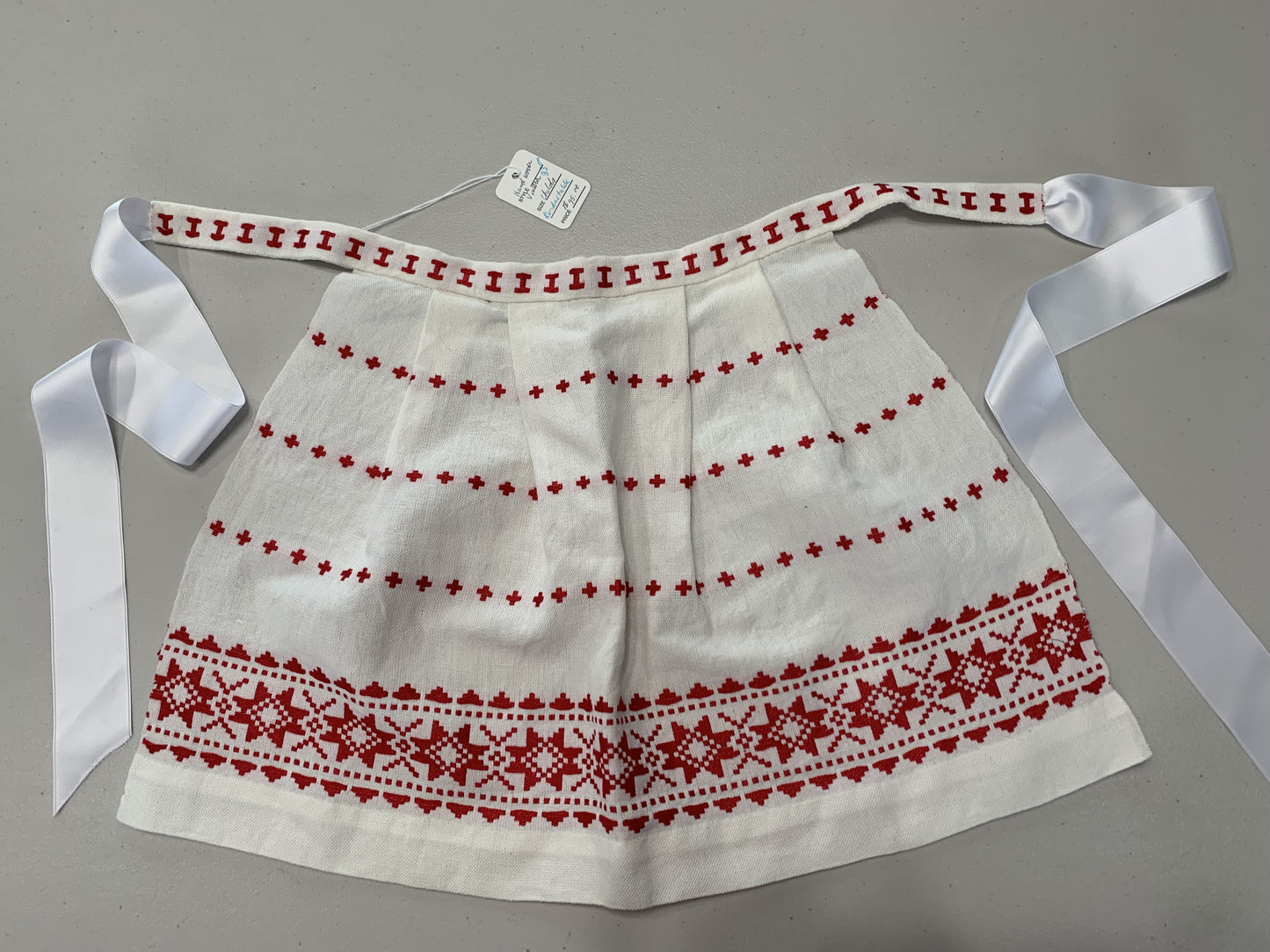 Apron-Rondastakk Vinstra-cotton-Girl's 2/3yr-33cm