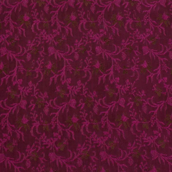 Marikåpe thick brocade silk 150cm-carmin