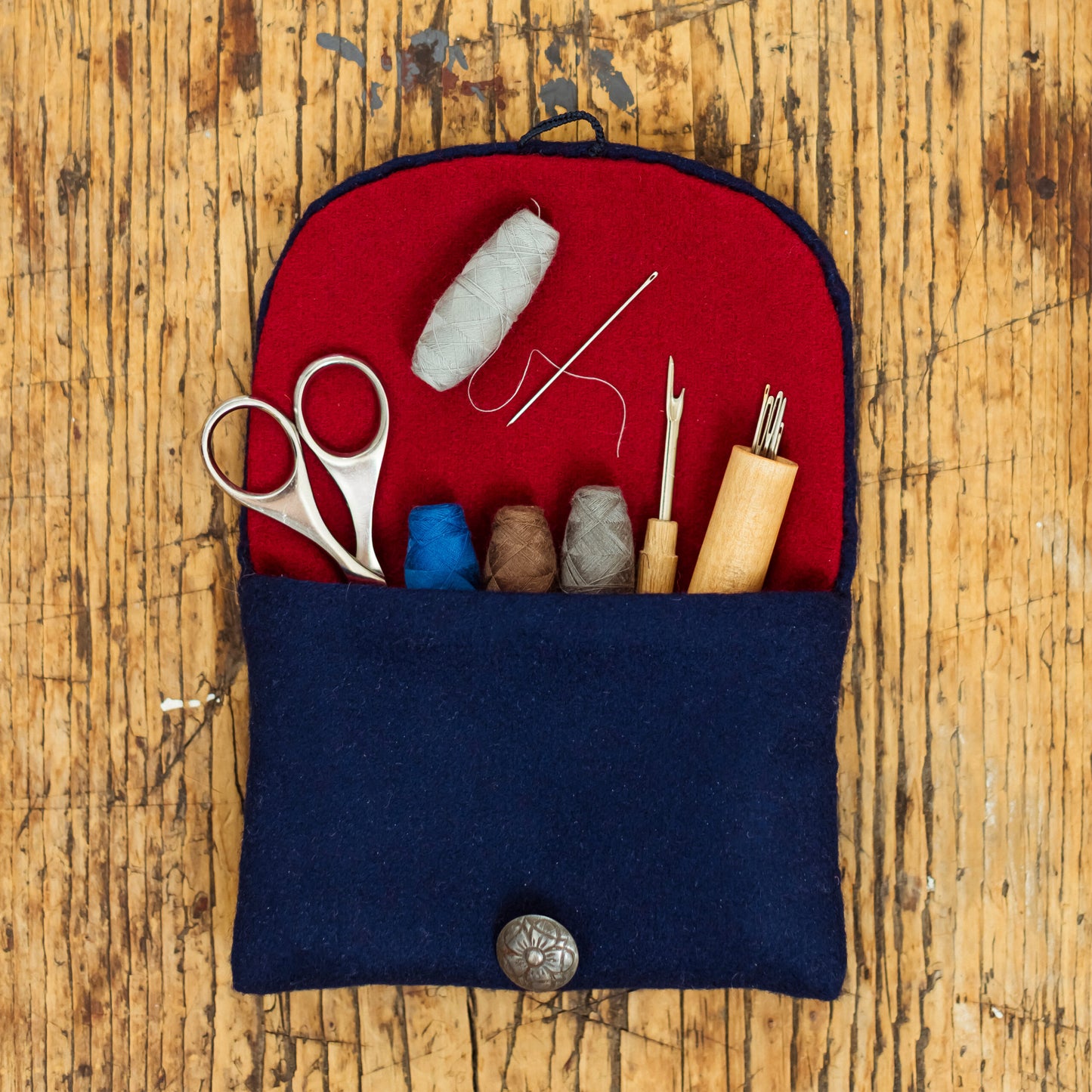 Bunadglede class-Ullbroderi/Wool Embroidery kit with 4 hrs. of Zoom classes starts Sept. 16, 2026