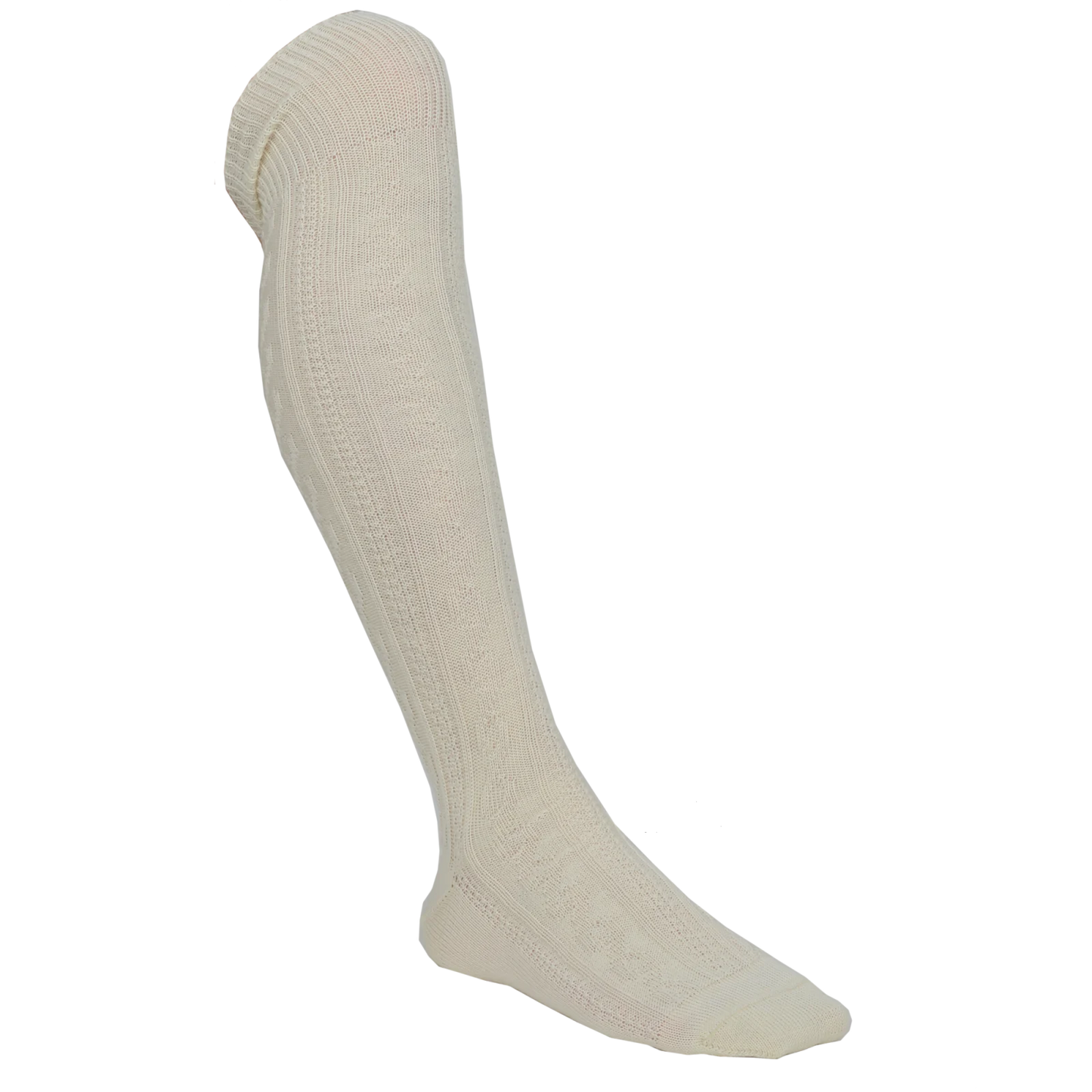 Men's bunad socks-Sverre-wool-cream