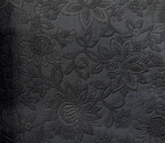 Silk-Michelle Matlasse-150cm-black