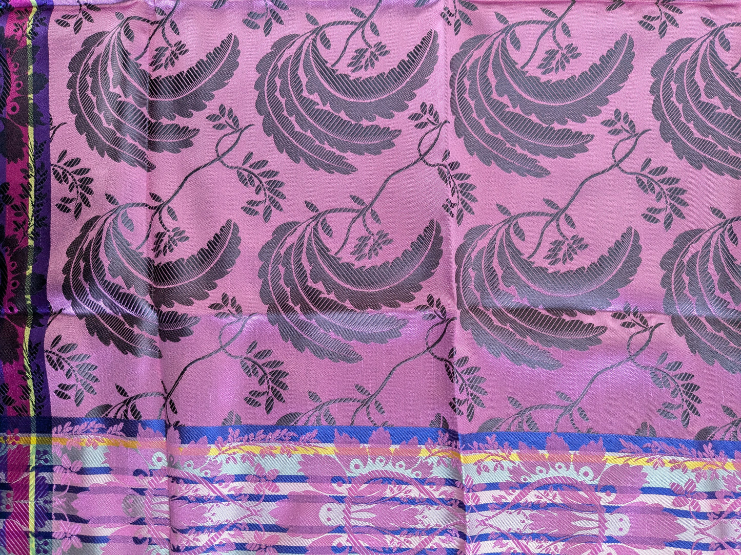 Millenium silk scarf-016-70x70-purple/pink