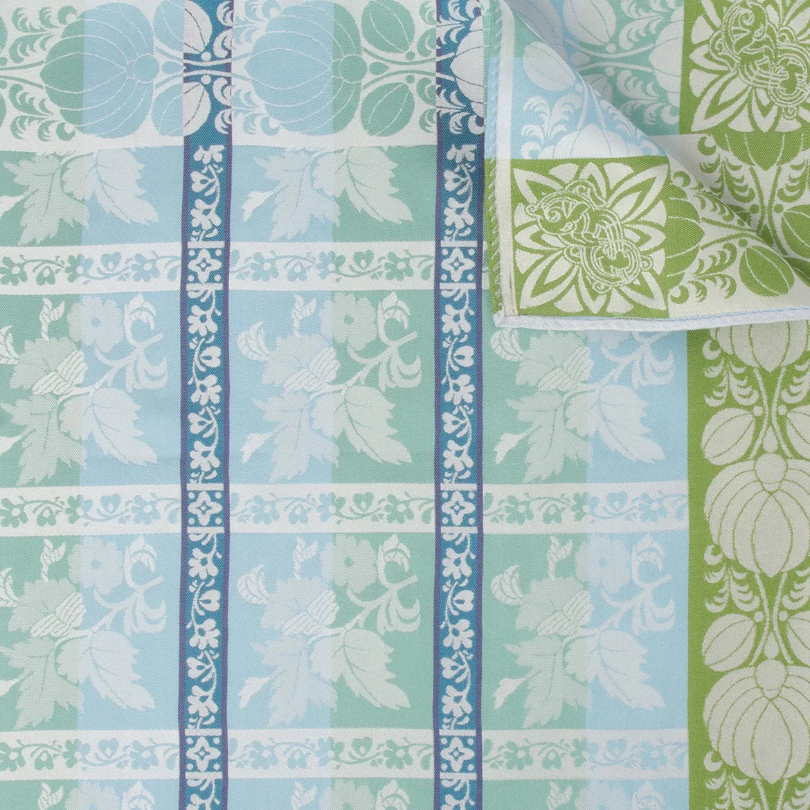 Mimmi silk scarf-021-70x70-light blue/light green