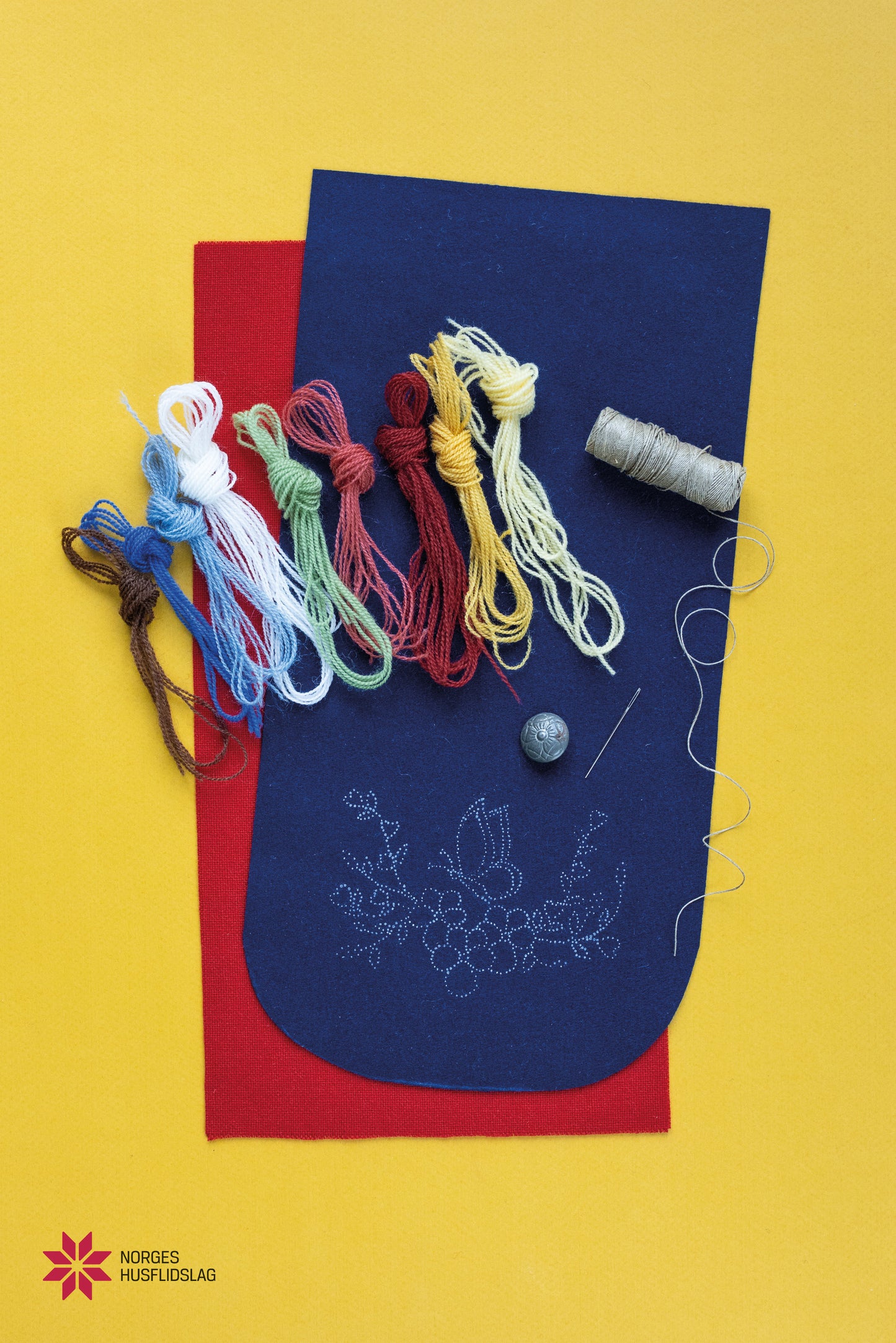 Bunadglede class-Ullbroderi/Wool Embroidery kit with 4 hrs. of Zoom classes starts Sept. 16, 2026
