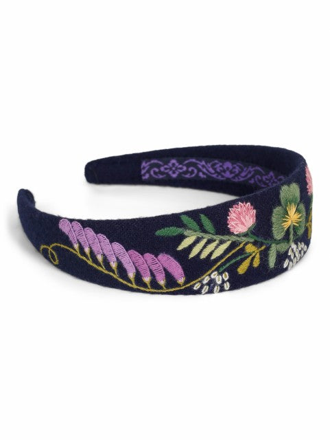 Headband-Oslo-embroidered-dark blue