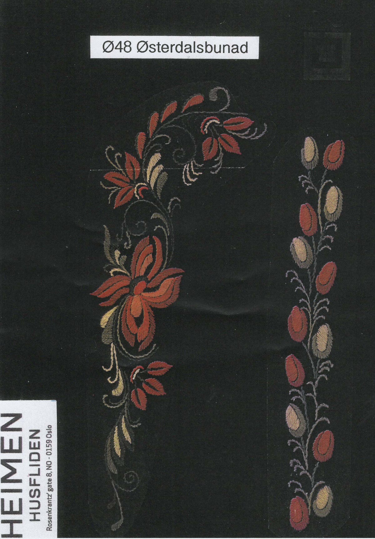 Bunad embroidery practice kit-Østerdals Ø48-Marie Aaen Bunad
