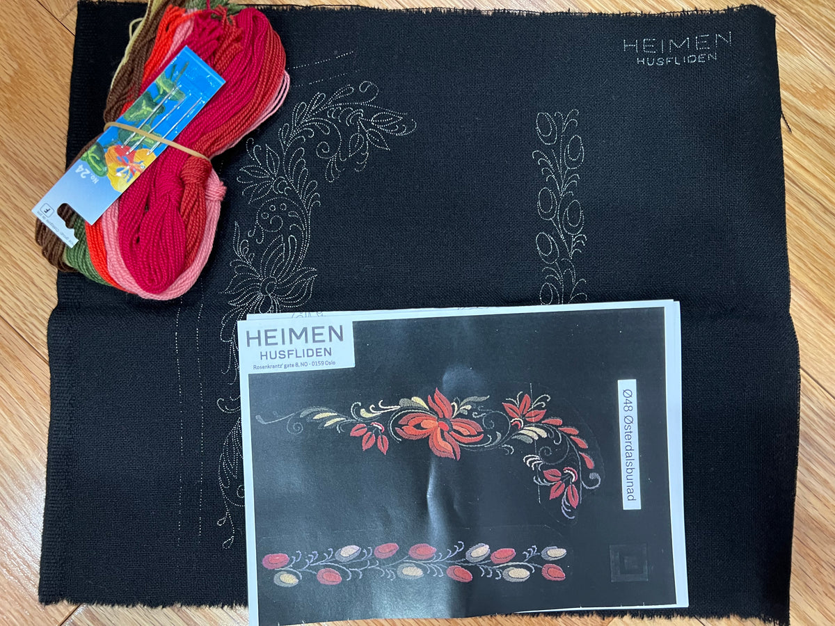 Bunad embroidery practice kit-Østerdals Ø48-Marie Aaen Bunad