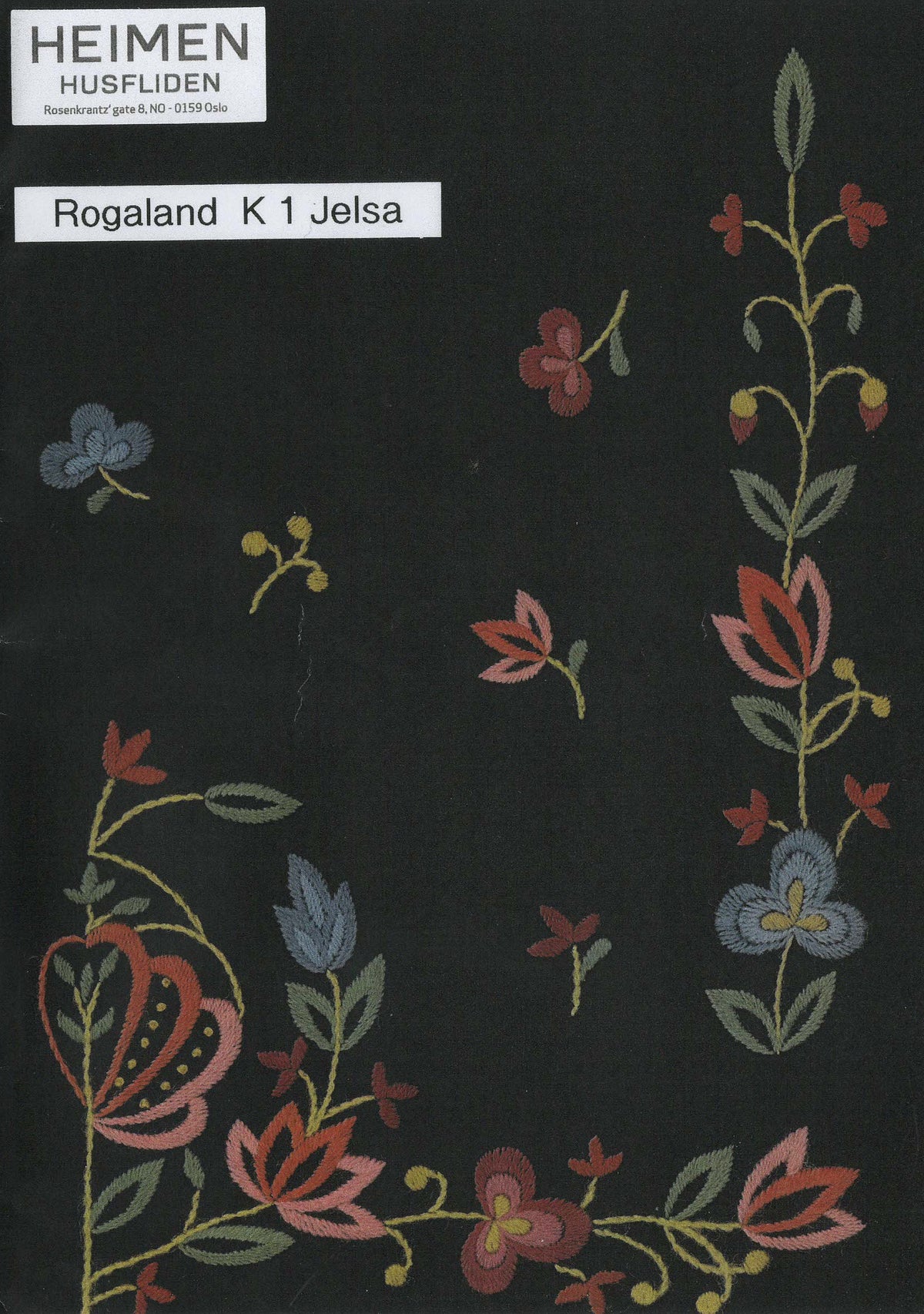 Bunad embroidery practice kit-Rogaland K1 Jelsa Bunad