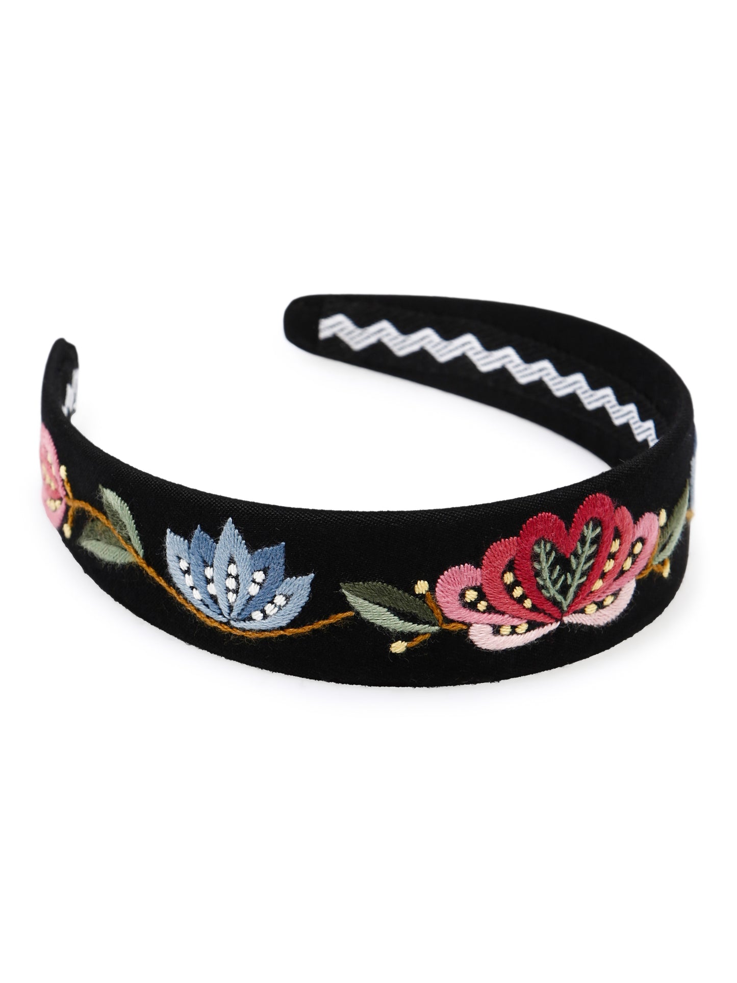 Headband-Rogaland Jelsa-embroid.-black
