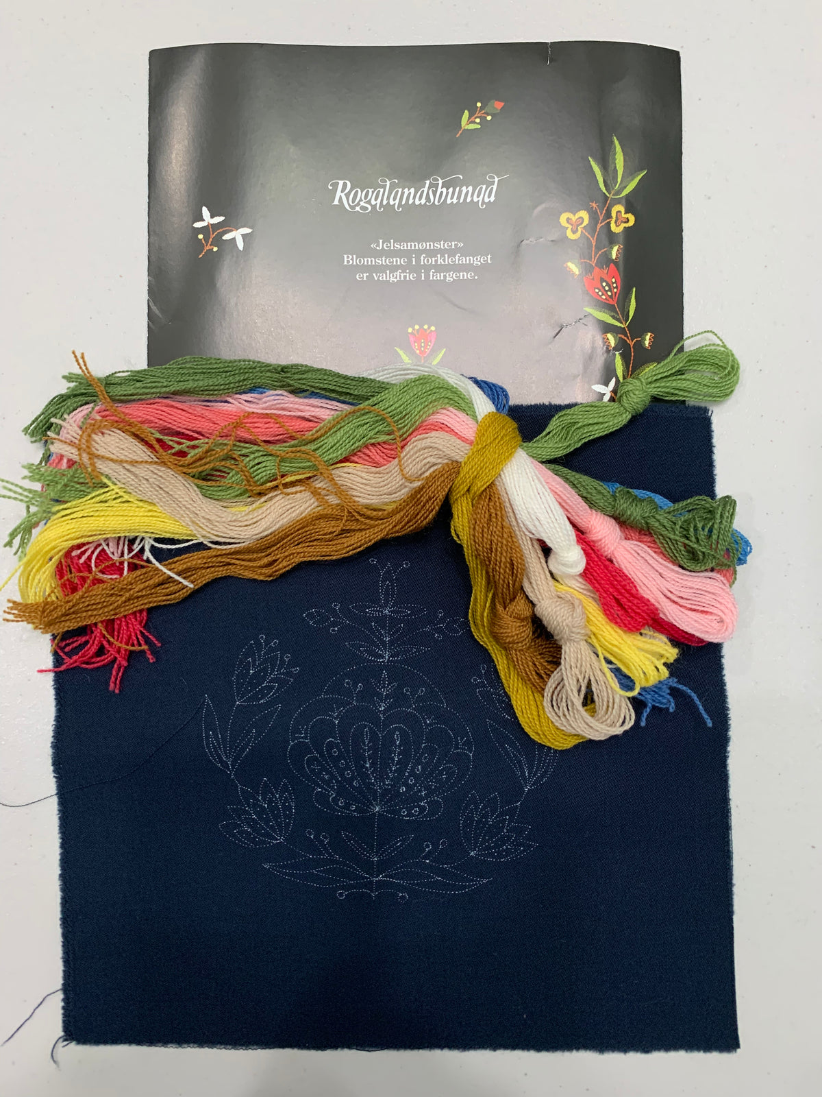 Bunad embroidery practice kit-Rogaland K1 Jelsa Bunad
