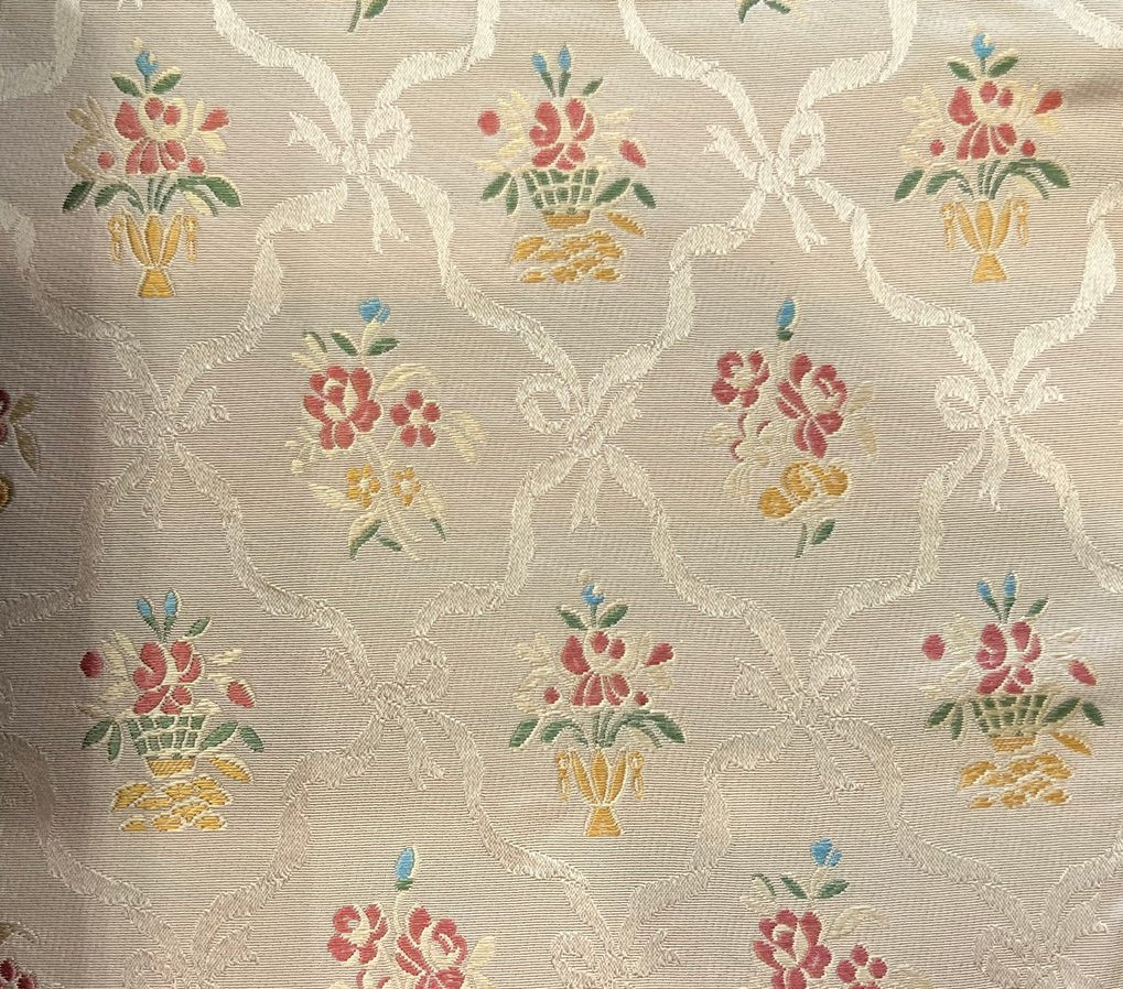 Romance lampas silk/viscose 140 cm-cream