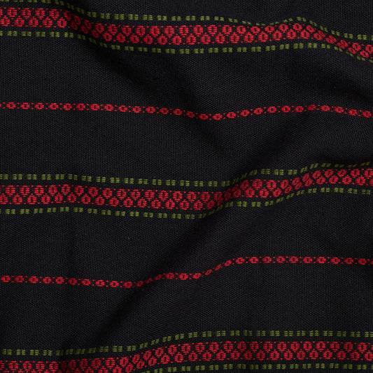 Rose 06-black w/red/green ribbon
