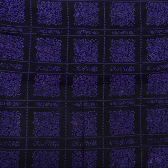 Rutasjal silk scarf 70x70-purple/black
