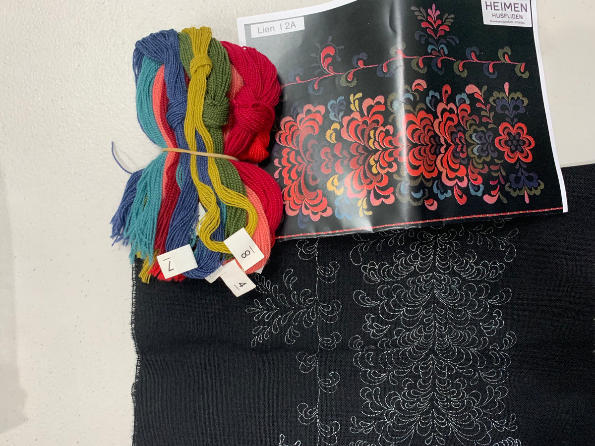 Bunad embroidery practice kit-Sigdal-Eggedal I2A Bunad