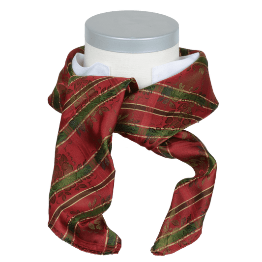 Strauss *023* silk scarf 75cm x 75cm-red/green