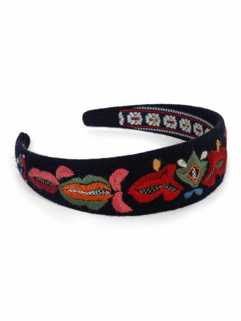 Headband-Sunnmøre Ørskog-embroidered-blue