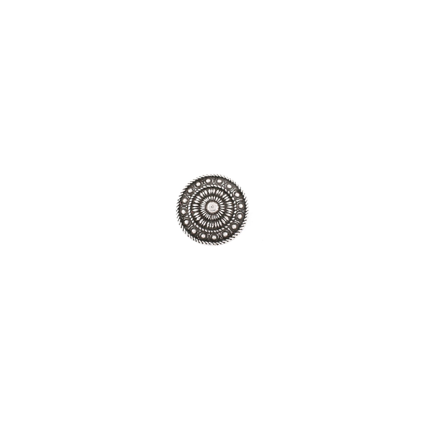 Button-Trym pewter-21mm