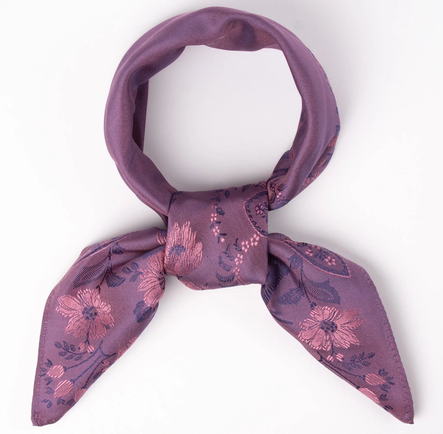 Tuva silk scarf-086-65x65-purple/pink