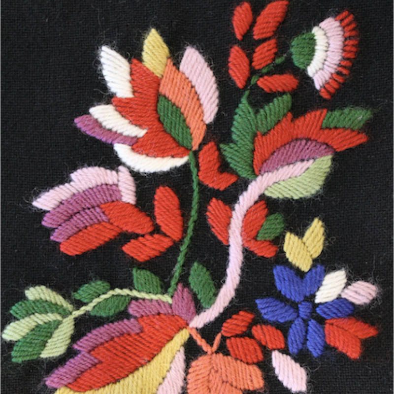 Bunad embroidery practice kit-Vest-Agder Bunad