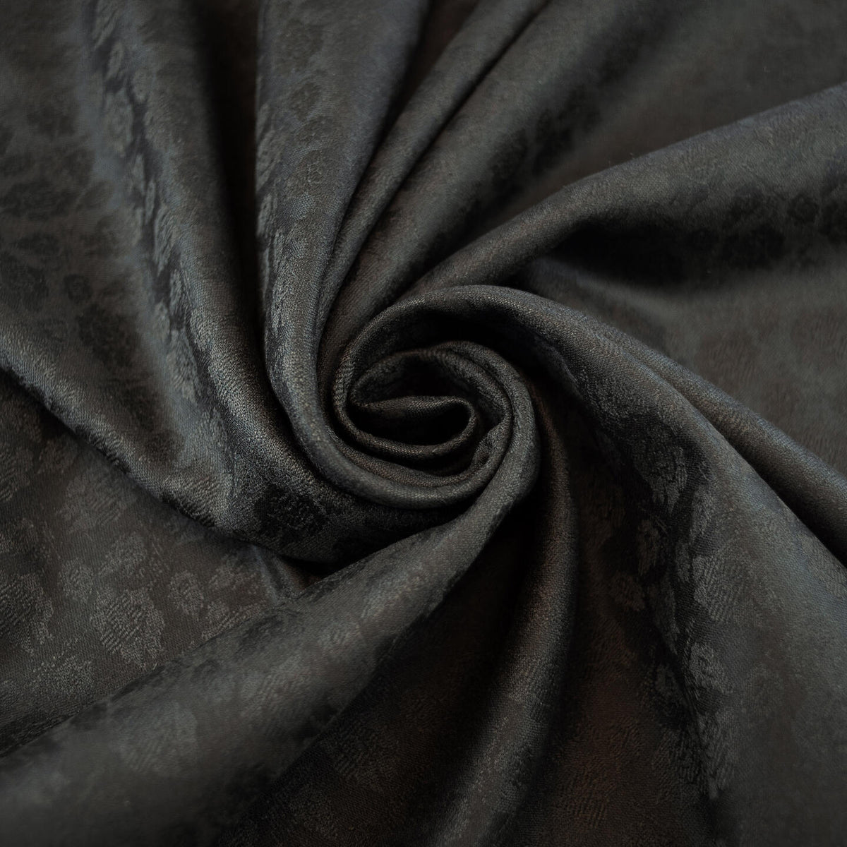 Wool fabric-Jacquard-100% wool-150 cm wide-black