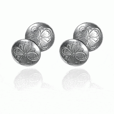 Cufflinks-#58-double-oxidized silver