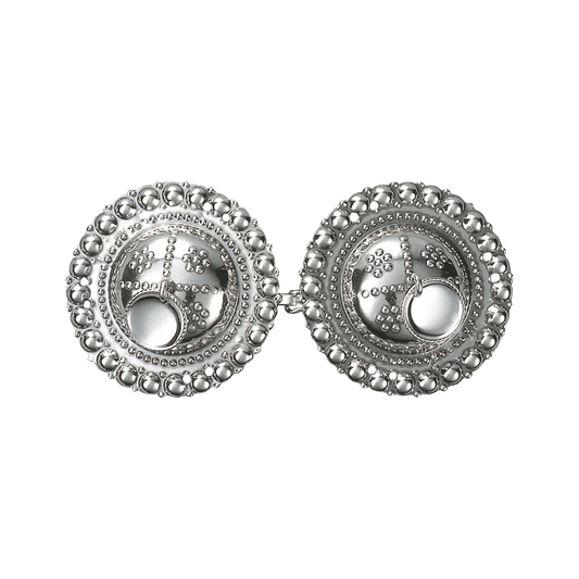 Belt buckle-013191-#02-for leather belt-oxidized silver