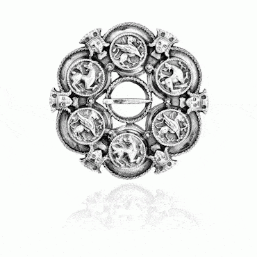 Brooch-#14-Bole sølje-oxidized silver