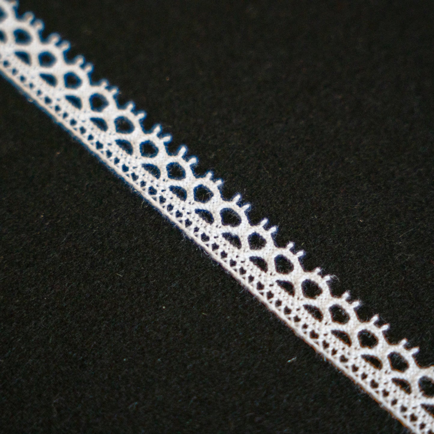 Nupereller trim cotton 10mm-white