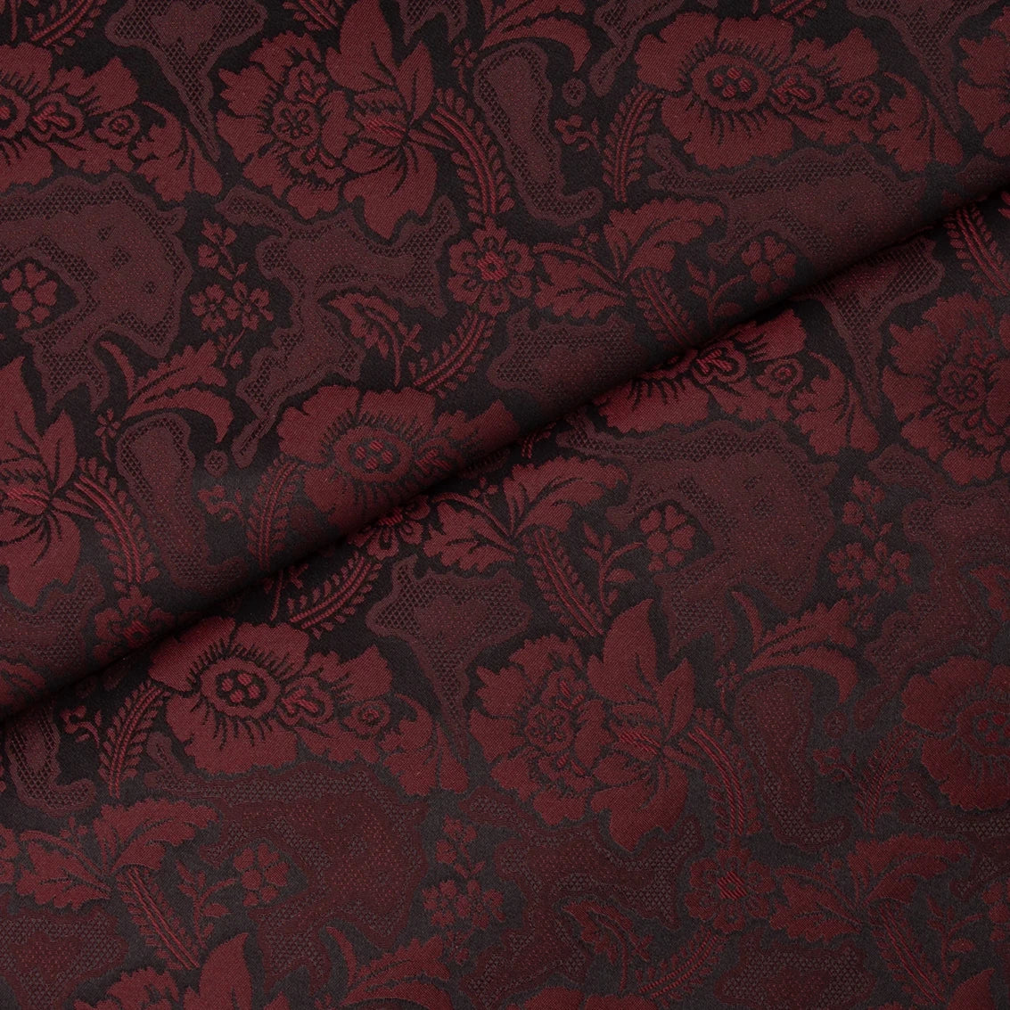 Silk fabric-Damsgaard-100% silk-140 cm wide-red