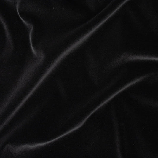 Velvet trim-cotton 4cm bias cut-black