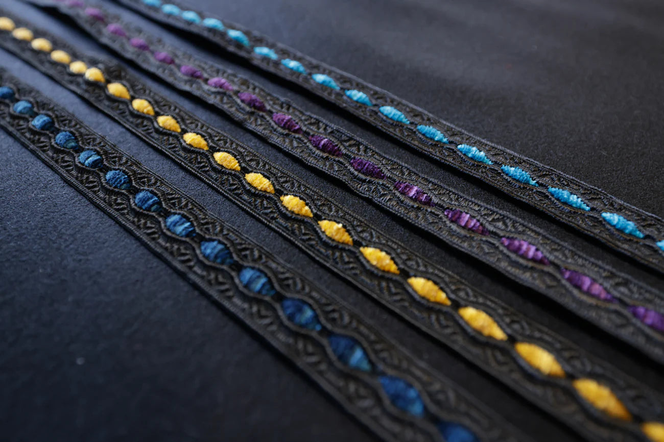 Ribbon 24mm-black/blue 18-660.01