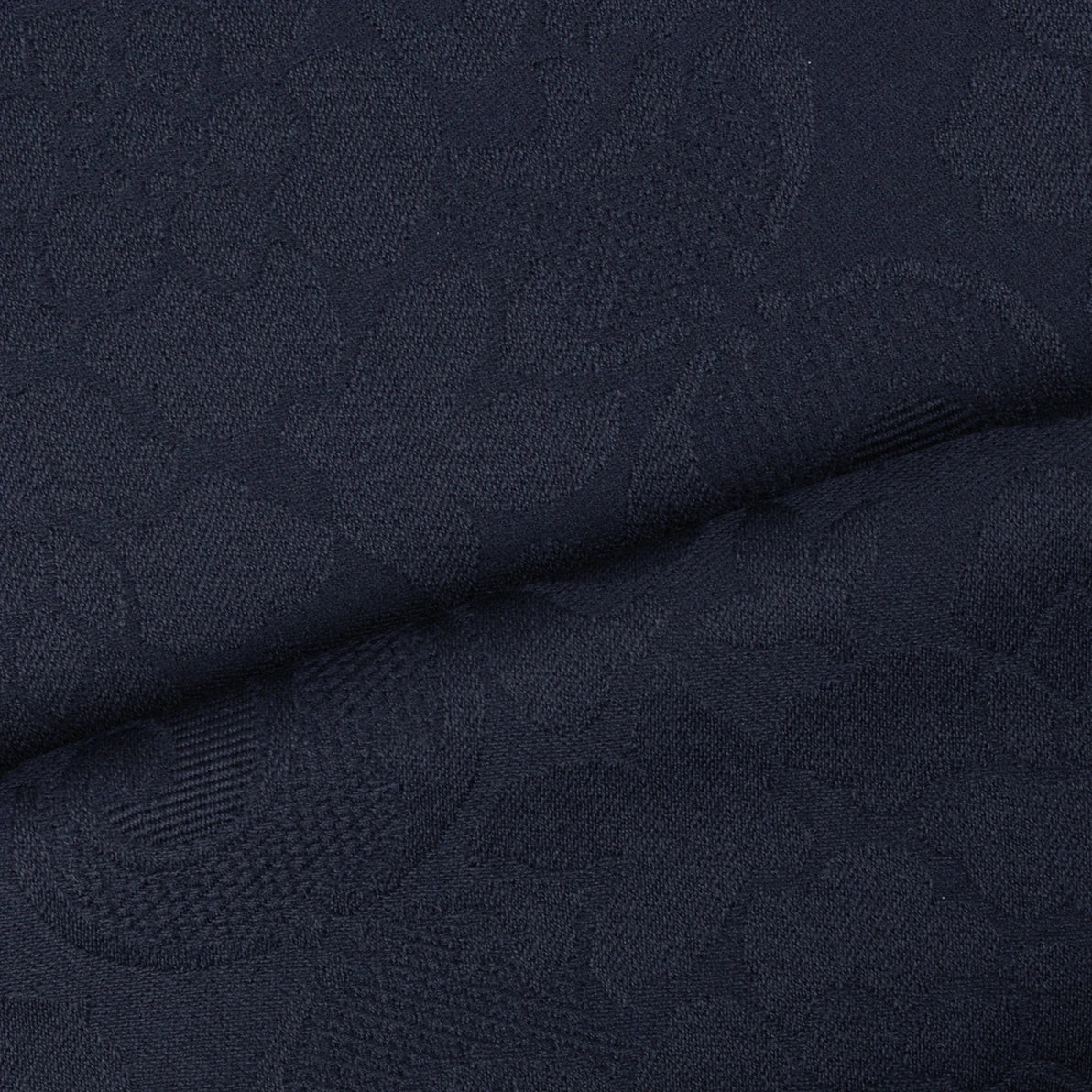 Wool-Damask Gudrun-150 cm wide-410 gr weight-dark blue 929